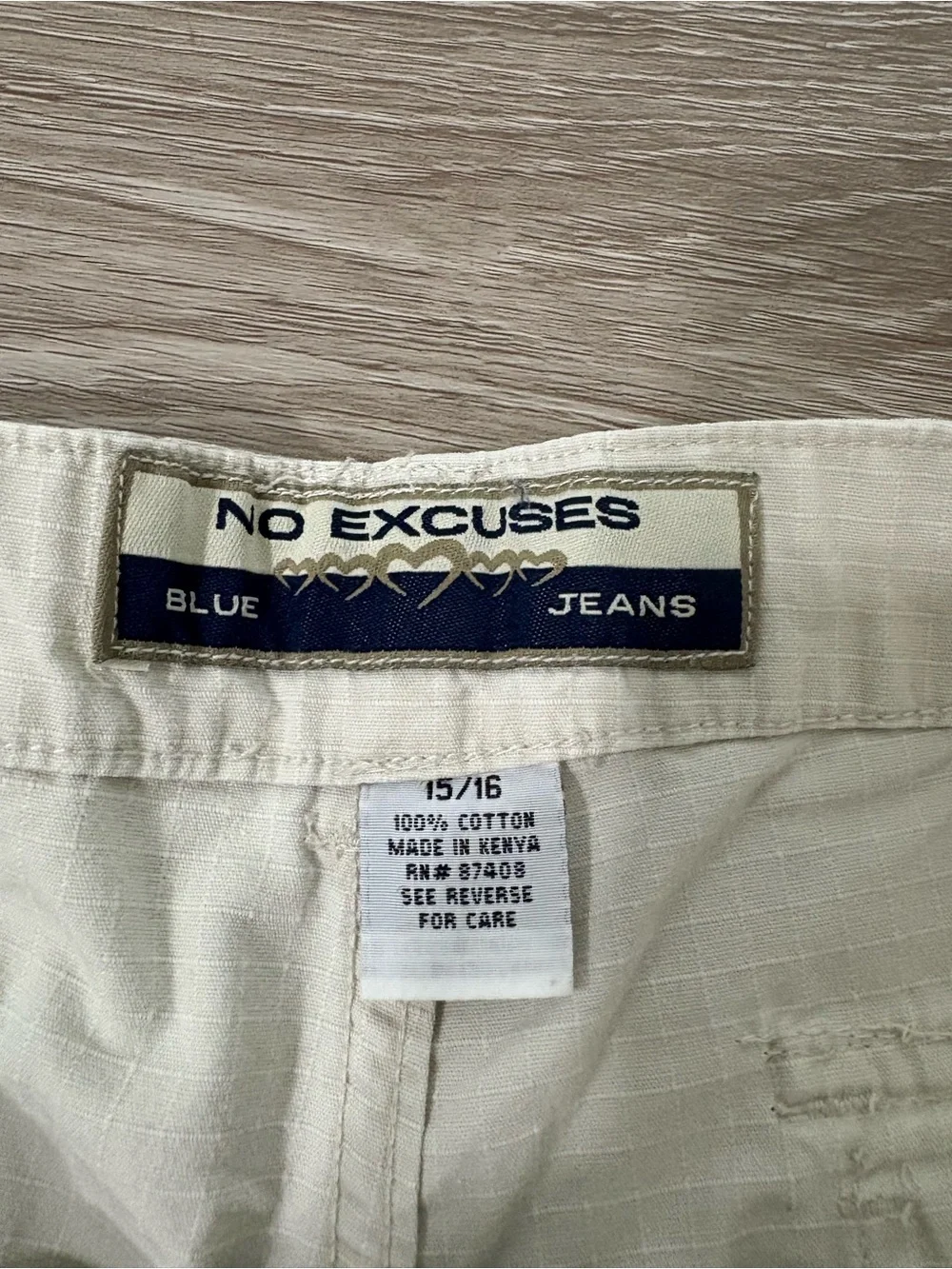 Women's Cream Casual Utility Shorts
